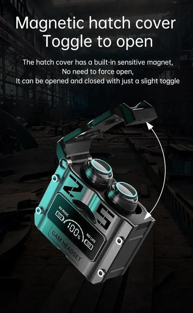 Multi-colour long lasting Battery with fast charge 25 Earbuds .